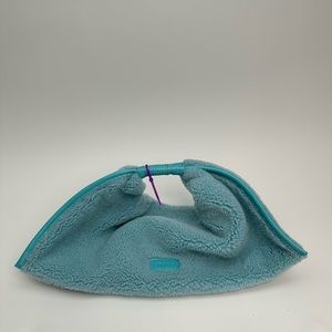 Staud shearling baby blue bag